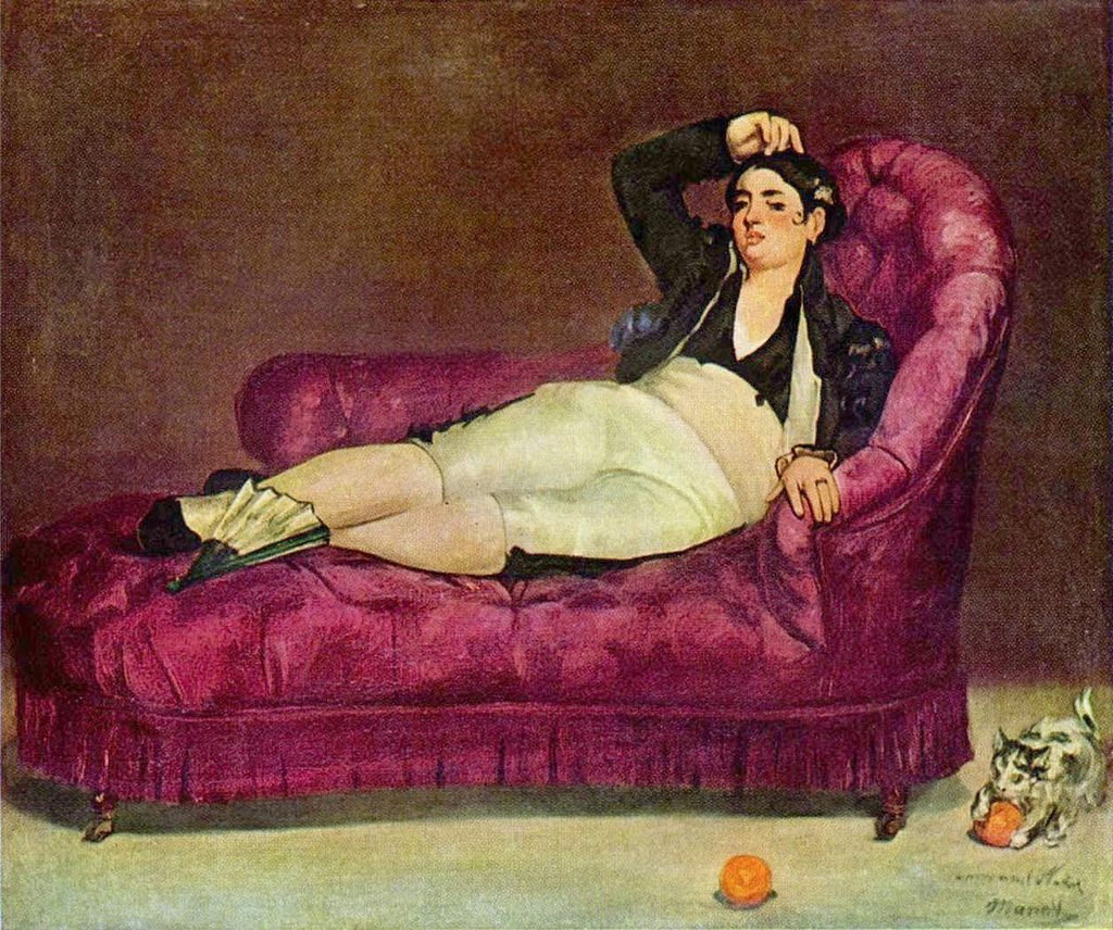  92-Édouard Manet, Donna distesa in costume spagnolo, 1862-63-Yale University Art Gallery 